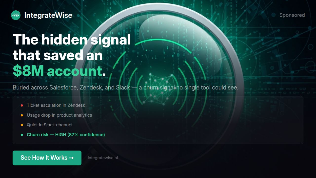 Curiosity — IntegrateWise Sponsored Ad