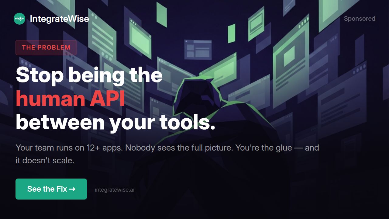 Pain Point — IntegrateWise Sponsored Ad