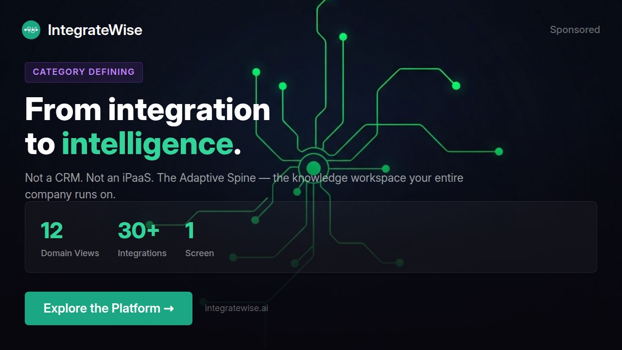 Vision — IntegrateWise Sponsored Ad