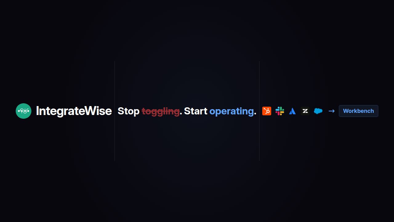 Business Ops B — IntegrateWise Banner